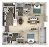 Porter Kensington Place 2 bedrooms 2 baths furnished floor plan apartment Porter Kensington Place 2 bedrooms 2 baths furnished floor plan apartment at Kensington Place, Virginia, 22191